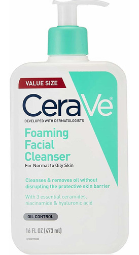 Cerave Espuma Limpiador Facial Cera Ve - mL a $243