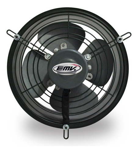 Imagen 2 de 10 de Extractor Aire Emv Semi Industrial 25 Cm Reversible Motor Con Rulemanes
