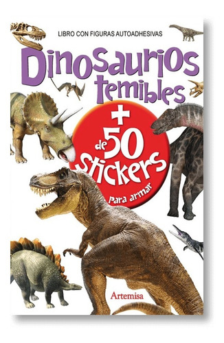 Libro Para Pintar Dinosaurios 50 Stickers