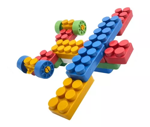 Brinquedo Educativo Blocos De Montar 500 Peças Pedagógicos Didático  Infantil - Carrefour - Carrefour