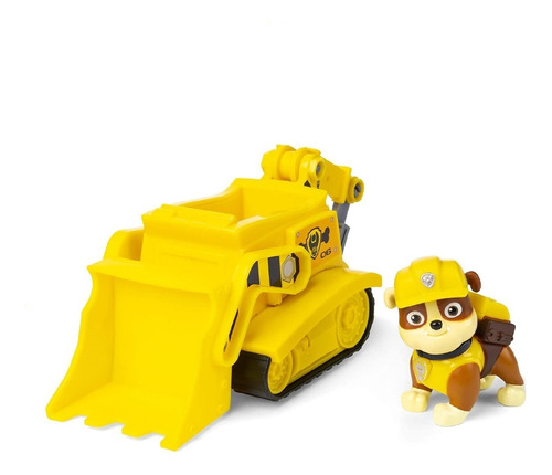 Paw Patrol Rubble Patrulla Canina Carrito + Figura Original 