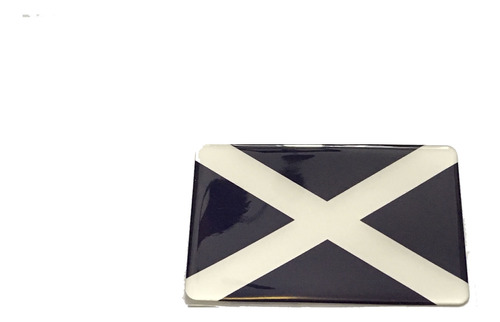 Adesivo Resinado Da Bandeira Da Escócia 9x6 Cm