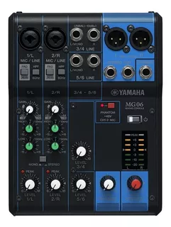 Yamaha Mg06 Mixer 6 Canales