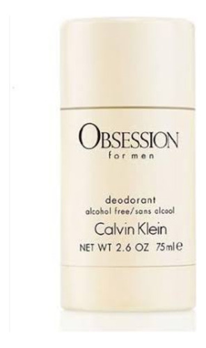 Desodorante Stick Obsession 75g Calvin Klein Original Usa