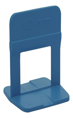 Nivelador De Piso Cortag Slim 1mm Azul 100pçs