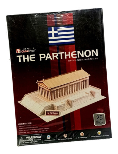 Rompecabezas 3d The Parthenon Cubicfun Juego De Mesa