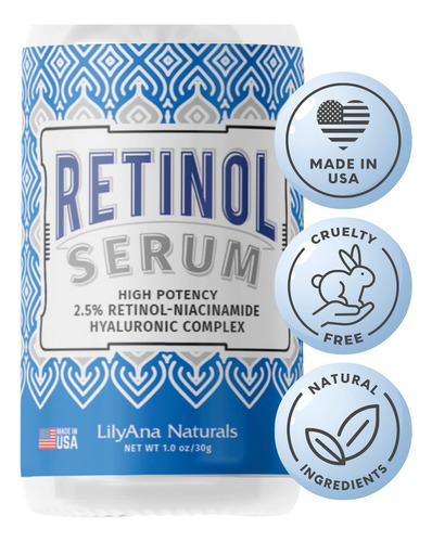 Lilyana Naturals - Suero De Retinol Para La Cara Tiene Reti.