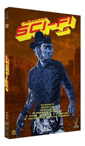 Clássicos Sci-fi Vol.5 - Box Com 3 Dvds - 6 Filmes - Cards