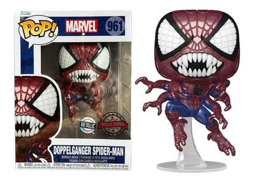 Funko Pop Doppelganger Spider-man #961 Metallic Special Excl