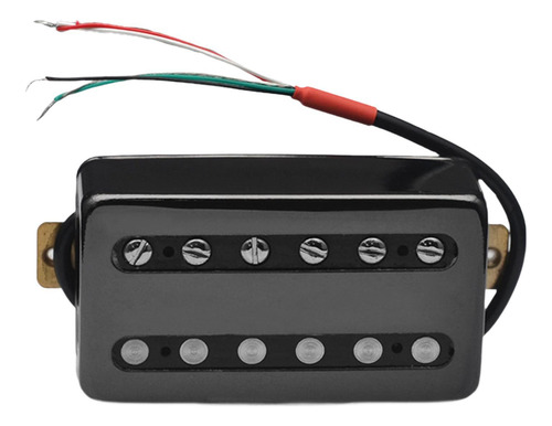 Pastilla De Puente De Doble Bobina 15k Para Guitarras Negro
