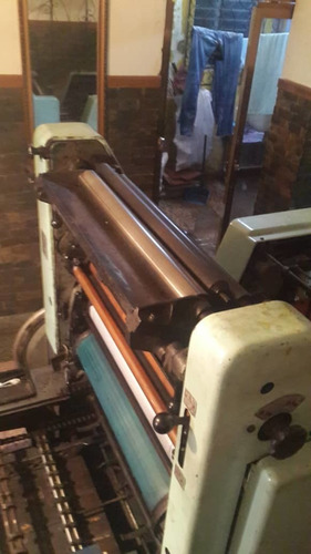 Maquina Litografica Medio Pliego Solna - 125
