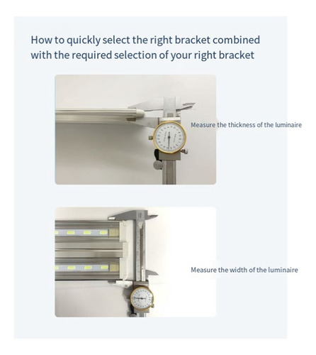 Soporte De Montaje Led Universal Ajustable Para Acuarios, Pe