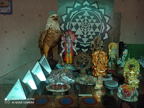 Orgonite Kesh Nano Revestimento Rudraksha Imã Neomidio