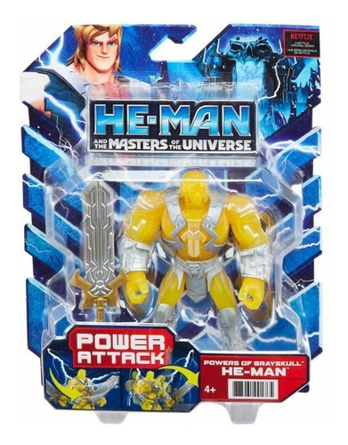Figura He Man Power Attack Powers Of Grayskull He-man