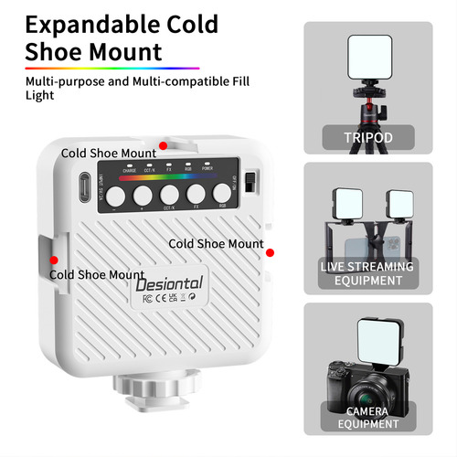 Led Para Videoconferencia Desiontal Ireal X1 Pocket Rgb Fill