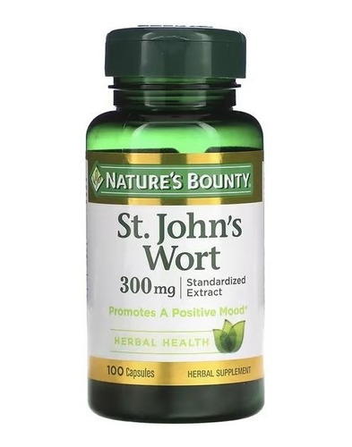 Natures Bounty | St. John's Wort I 300mg I 100 Capsulas 