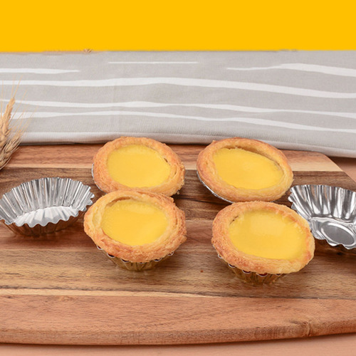 Moldes Antiadherentes Para Tarta De Huevo, 6 Piezas, Moldes