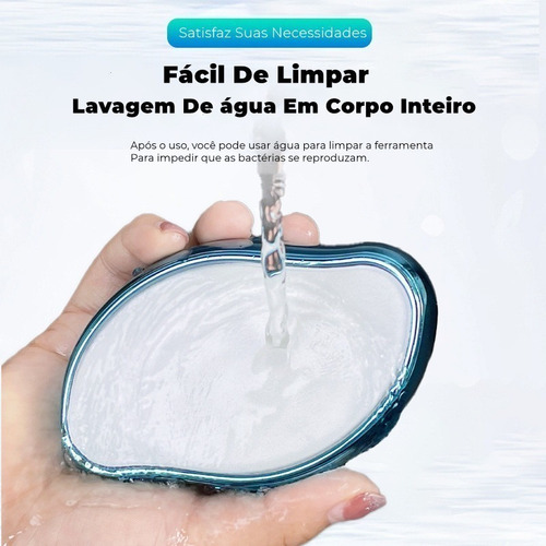 . 2 × Ferramenta De Remoção De Pêlos De Cristal Para