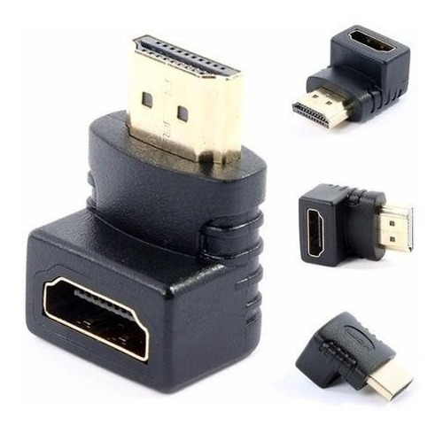 Adaptador Curva Hdmi Em L 90 Graus 