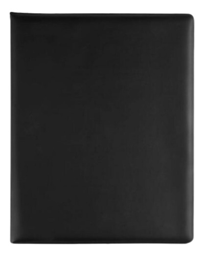 Carpeta Curpiel Yamdena Promoopcion Block Raya Tamaño Carta Color Negro