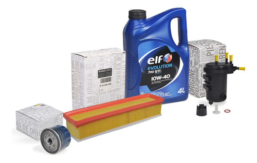 Kit Filtros Original Kangoo 1.5 Dci K9k Aire Gasoil + Aceite