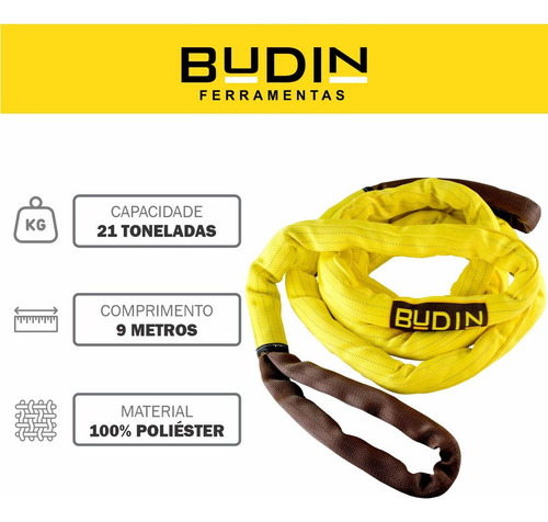 Cinta De Reboque 21 Ton X 9 Mts - Tubular Sling
