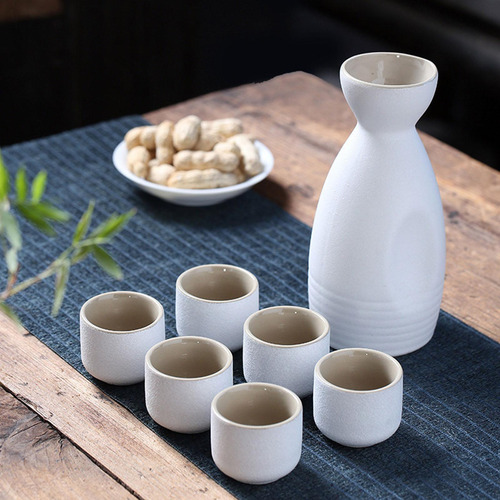 Juego De Tazas De Sake De Cerámica, Juego De Bebidas De