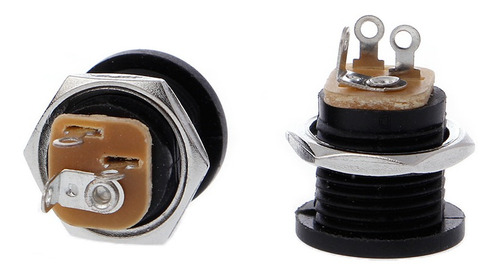 5 Conectores De Enchufe De Corriente Cc Macho De 5,5 Mm X 2,