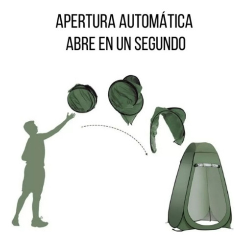 Carpa Para Baño Y Ducha, Vestidor Portátil + Ducha Solar 40l
