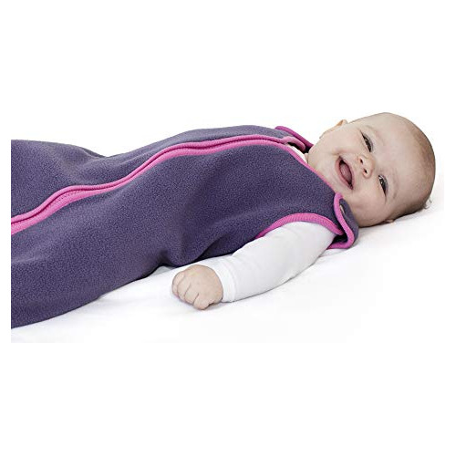 Saco De Dormir Sleep Nest De Forro Polar Para Bebés, Morado,