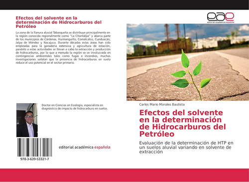 Libro: Efectos Del Solvente En La Determinación De Hidrocarb