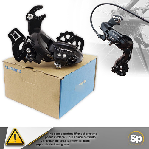 Imagen 3 de 6 de Cambio Trasero Shimano Rd-ty300 Con Pata 6-7 Pasos