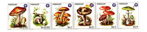 Paraguay 1986 Scouts Flora Hongos Yv 2207-12 Mi 3835-1