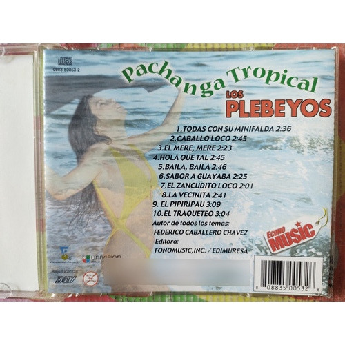 Los Plebeyos Cd Pachanga Tropical V (Usado)