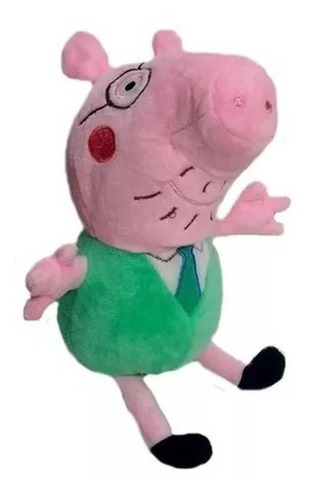 Peluche Papa Peppa Pig 23 Cm De Alto