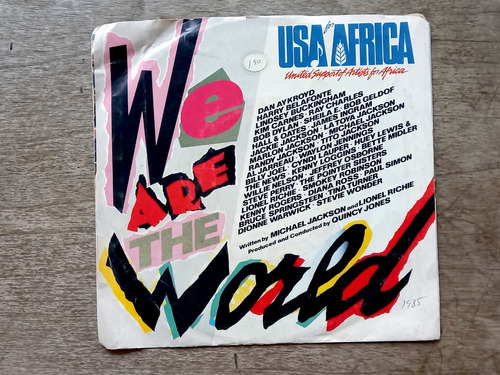 Disco Lp Usa For Africa - We Are The World (1985) Usa R5