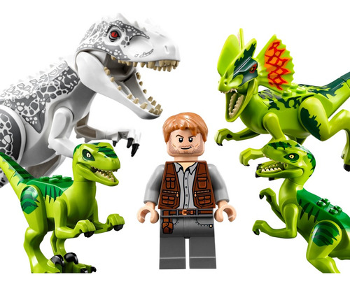 Kit Imprimible Lego Jurassic World Candy Bar Cotillon