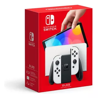 Nintendo Switch Oled 64gb Standard Color Blanco Y Negro Color Blanco/negro