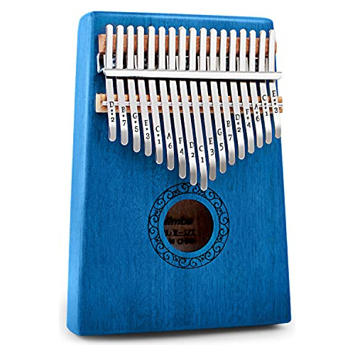 Kalimba Thumb Piano, Piano De Pulgar Portátil De 17 Te...