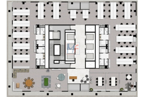 Imagem 6 de 9 de Ref: 15.293 - Laje Comercial No Tatuapé, 2 Andares Unificados Com 1600 M² (podendo Ser Dividas Em 8 Salas De 200m²/ Entradas Distintas). - 15293