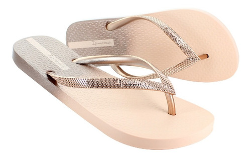 Imagen 2 de 8 de Ipanema Sandalia Pata De Gallo Oro Rosa Para Mujer 79873