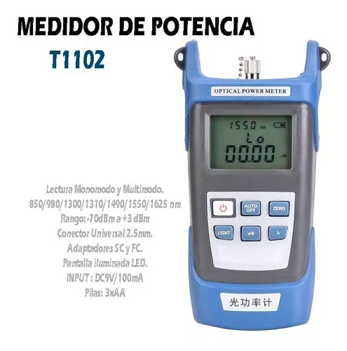 MEDIDOR DE CAMPO DB METER - Electrol Fibra Óptica