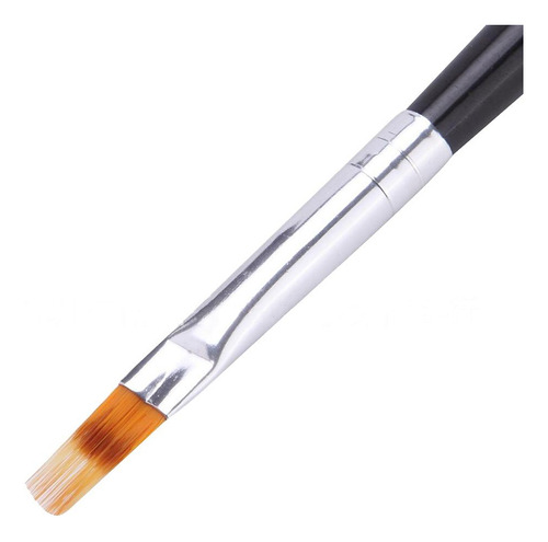 4 Paquete De 2-6 Cepillos Para Uñas De Gel, Mango 4 Piezas