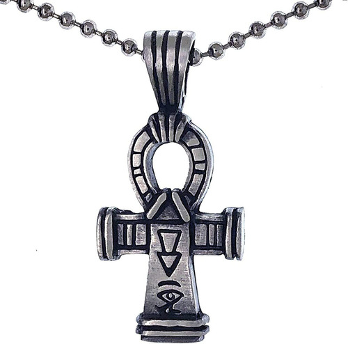 Joyería Pequeña Ankh Cross Of Life - Collar Con Dije De Pelt