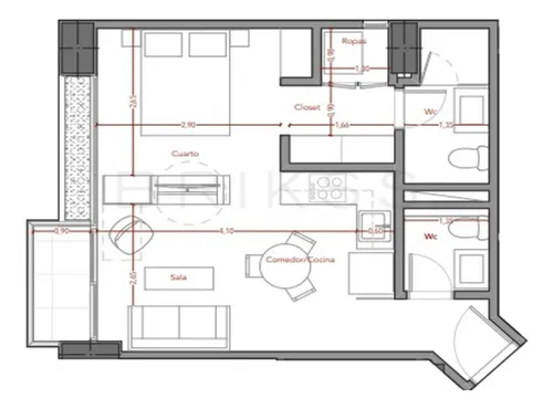 Apartamento En Venta En Chico Norte Iii. Cod V6836