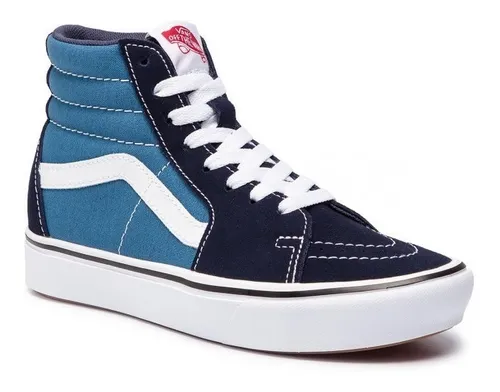 Tenis Vans Bota Hi Azul/blanco D5invy