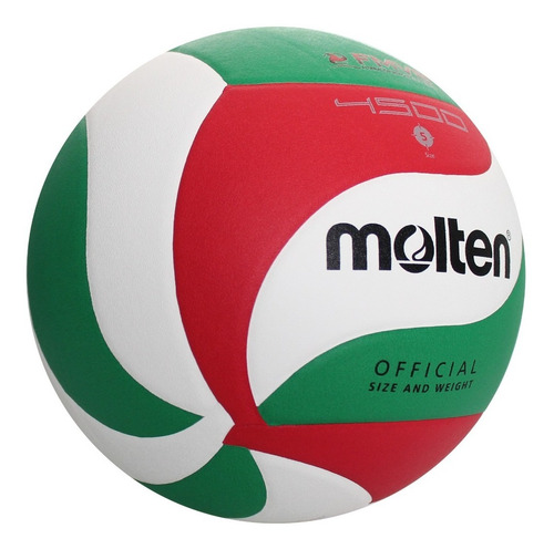 Imagen 2 de 9 de 12 Pzas Balón Voleibol Molten V5m4500 Pu Laminado Tri N.5