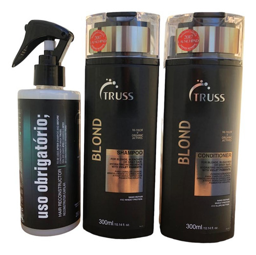 Truss Blond Shampoo Condicionad 300ml Uso Obrigatório  260ml