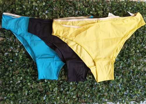 3-pack Bikinis De Algodón Ilusión 34579