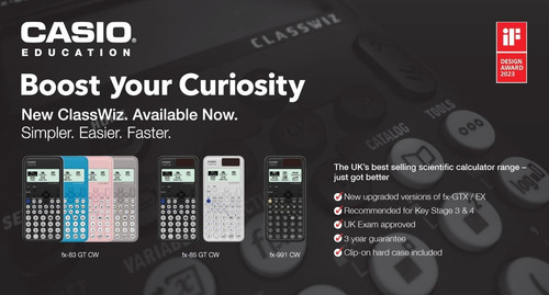 Calculadora Científica Casio Fx-83gtcw Con Funda